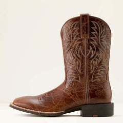 Ariat Sport Western Wide Square Toe Cowboy Boot For Sale