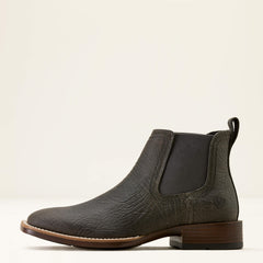 Ariat Booker Chelsea Wide Square Toe Western Boot Discount