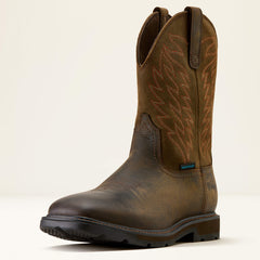 Ariat Groundbreaker Wide Square Toe Waterproof Work Boot On Sale