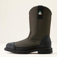 Ariat RigTEK Wildcat Pull-On CSA Waterproof Wide Square Toe Composite Toe Work Boot For Sale