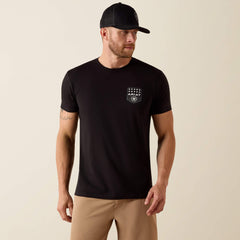 Ariat Ariat Stripe Patriotic Badge T-Shirt For Sale