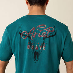 Ariat Ariat Cattle Skull Freedom Classic Fit T-Shirt For Sale
