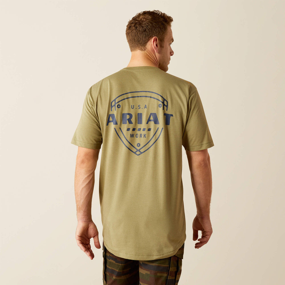 Ariat Rebar Workman 360 Shield Pocket T-Shirt Outlet
