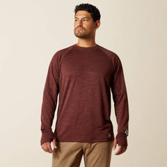 Ariat Rebar Gridwork Crewneck T-Shirt Outlet