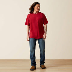Ariat Rebar Cotton Strong Standard Pocket T-Shirt On Sale