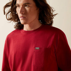 Ariat Rebar Cotton Strong Standard Pocket T-Shirt On Sale