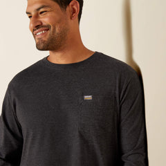 Ariat Rebar Cotton Strong Standard Logo Pocket T-Shirt Outlet