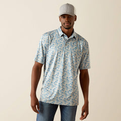 Ariat Charger 2.0 Printed Polo Outlet