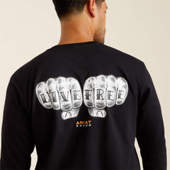 Ariat Rebar Cotton Strong Bare Knuckle T-Shirt Discount
