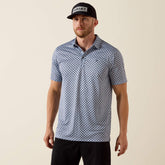 Ariat All Over Print Fitted Polo Outlet