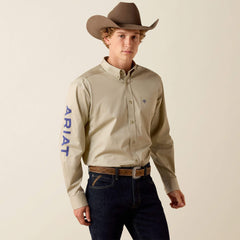 Ariat Team Logo Lightweight Twill Classic Fit Shirt On Sale