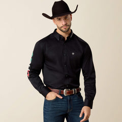 Ariat Team Logo Twill Fitted Shirt Outlet