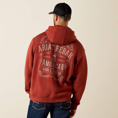 Ariat Rebar Lightweight Label Full Zip Hoodie Outlet
