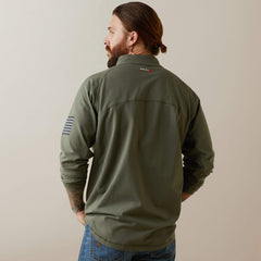 Ariat FR Combat Stretch Patriot 1/4 Zip Work Shirt Online