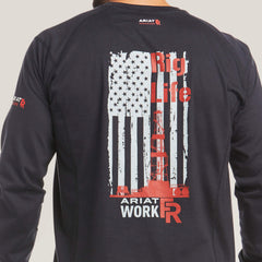 Ariat FR Air Rig Life Graphic T-Shirt Outlet