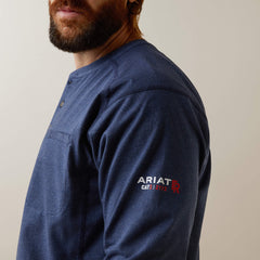 Ariat FR Air Refinery Row Graphic Henley Top Online