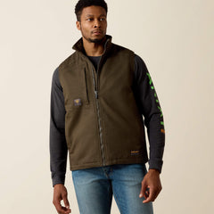 Ariat Rebar Washed DuraCanvas Insulated Vest Outlet