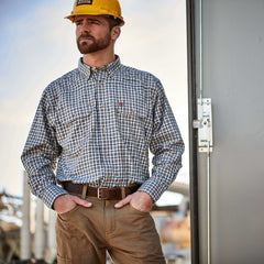 Ariat FR Plaid Featherlight Work Shirt Discount