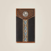 Ariat Braided Trim Rodeo Wallet For Sale