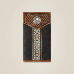 Ariat Braided Trim Rodeo Wallet For Sale