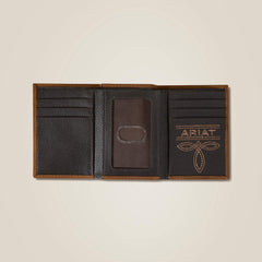 Ariat Flag Shield Trifold Wallet Online