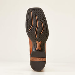 Ariat Round Up Remuda Wide Square Toe Western Boot Outlet