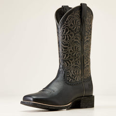 Ariat Round Up Remuda Wide Square Toe Western Boot On Sale