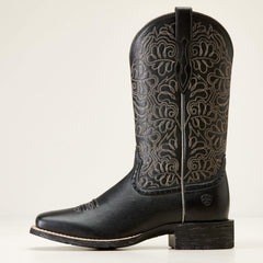 Ariat Round Up Remuda Wide Square Toe Western Boot On Sale