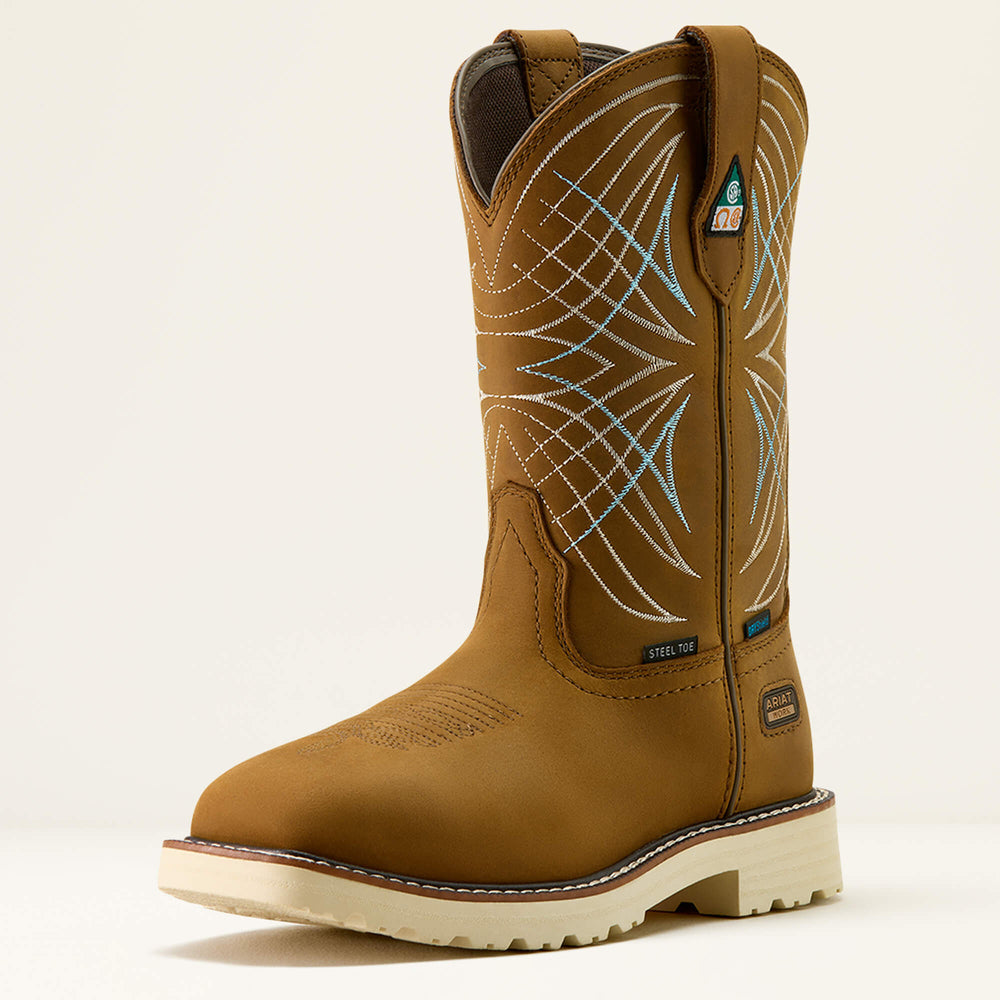 Ariat Activator CSA Waterproof Wide Square Toe Steel Toe Work Boot On Sale