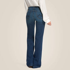 Ariat Trouser Mid Rise Stretch Kelsea Wide Leg Jean Sale