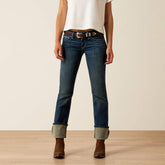 Ariat R.E.A.L. Mid Rise Stretch Icon Stackable Straight Leg Jean Online