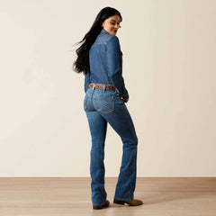 Ariat Mid Rise Aisha Boot Cut Jean Outlet