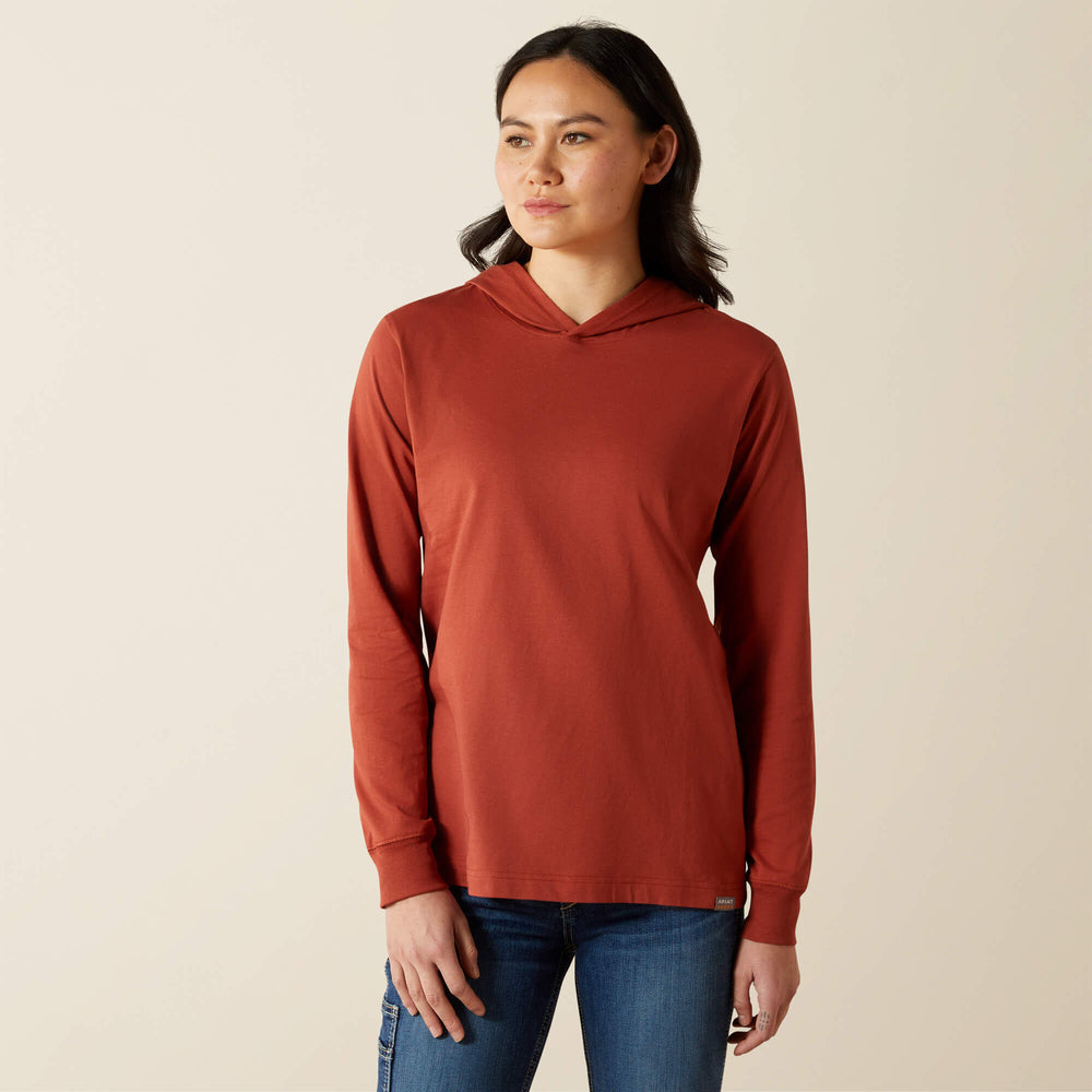 Ariat Rebar Cotton Strong Hooded T-Shirt Sale