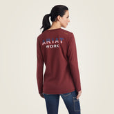 Ariat Rebar Workman USA Logo T-Shirt Discount