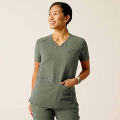Ariat Clara 6 Pocket Scrub Top For Sale
