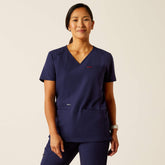 Ariat Clara 6 Pocket Scrub Top Sale