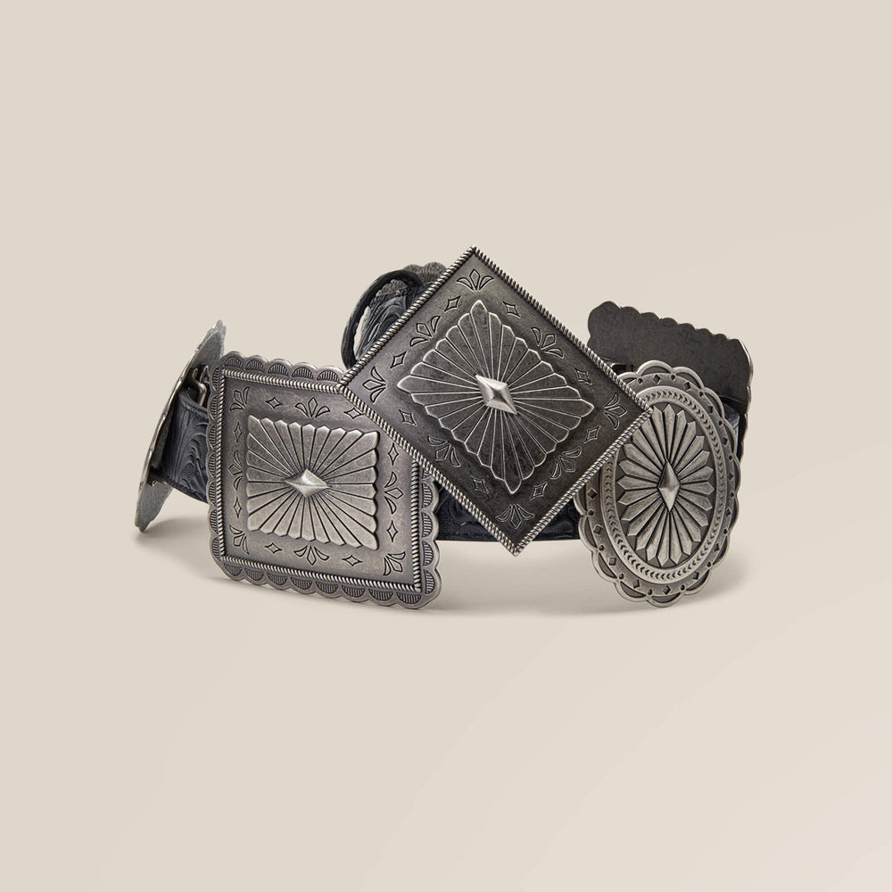 Ariat Oval and Rectangle Concho Belt For Sale
