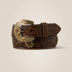 Ariat Sunflower Medallion Belt For Sale