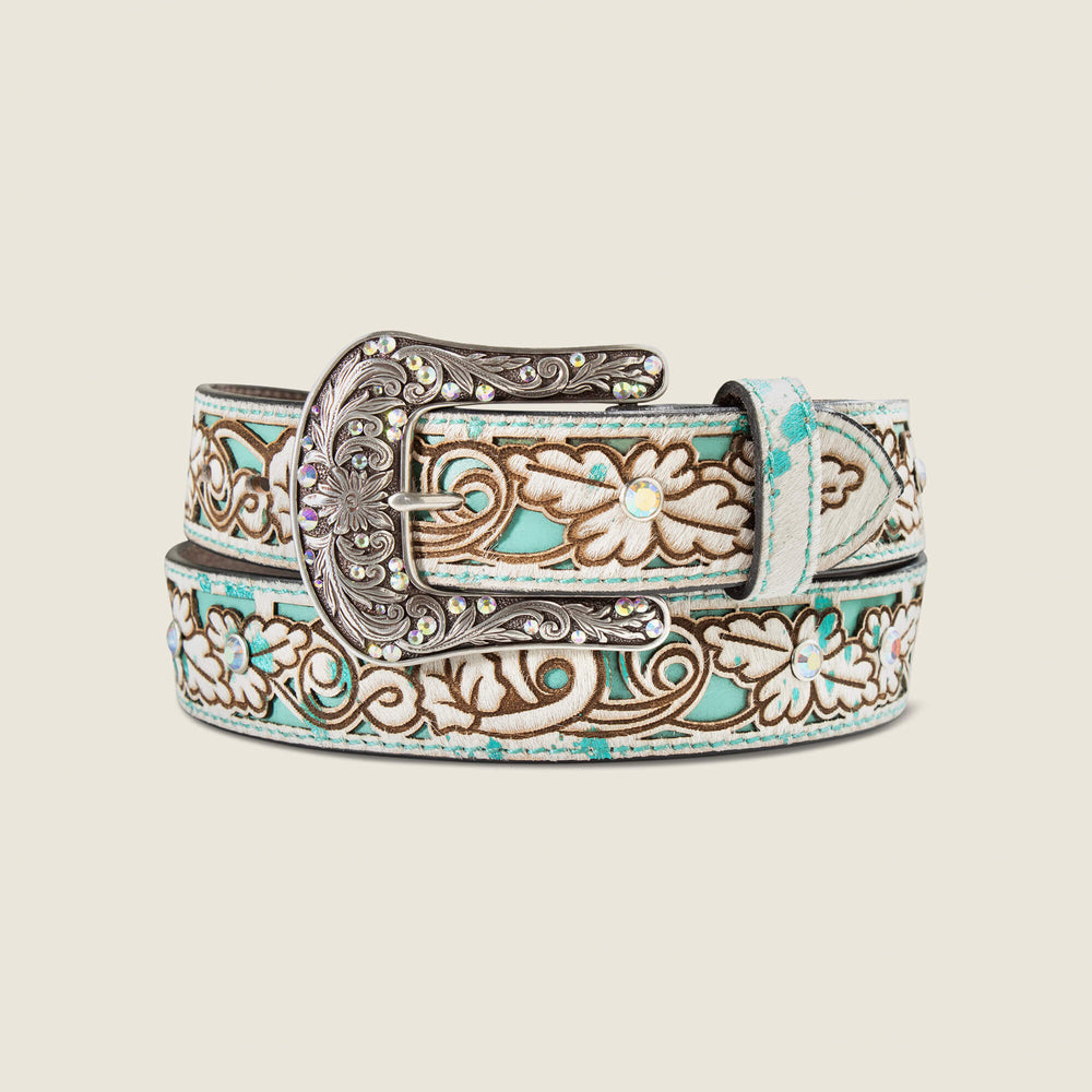 Ariat Hair-On Floral Belt Online