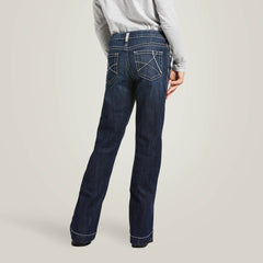 Ariat Trouser Mid Rise Stretch Ella Wide Leg Jean Outlet