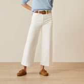 Ariat Ultra High Rise Countryside Wide Leg Crop Jeans On Sale