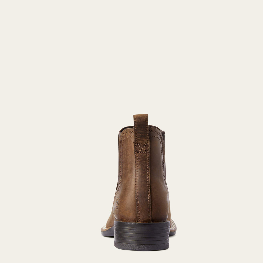 Ariat Booker Chelsea Wide Square Toe Western Boot Discount