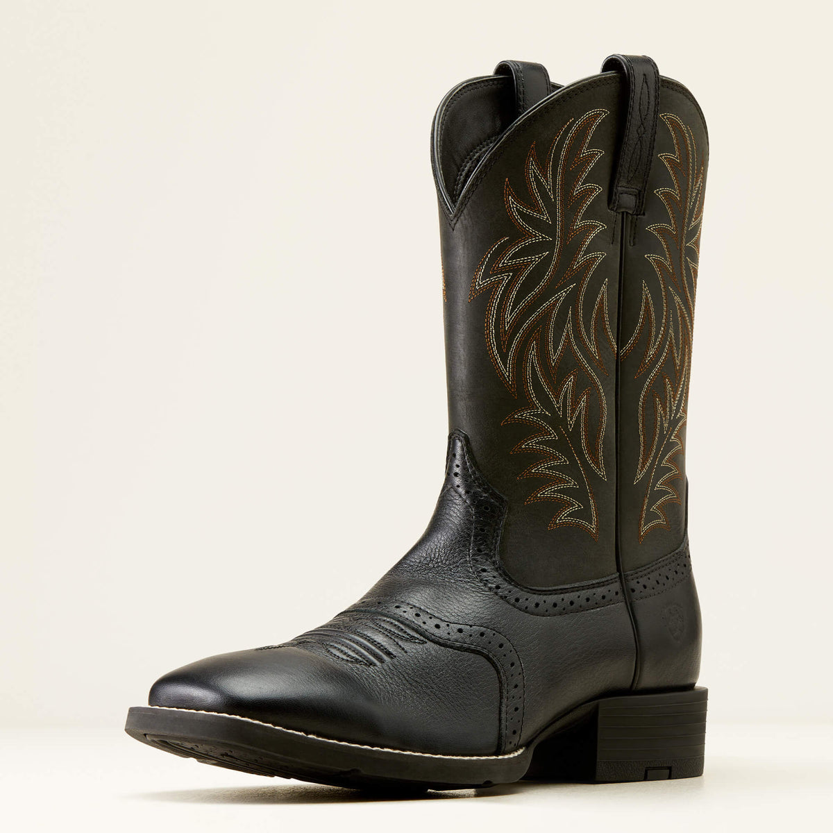 Ariat Sport Western Wide Square Toe Cowboy Boot For Sale