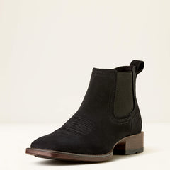 Ariat Booker Chelsea Wide Square Toe Western Boot Discount