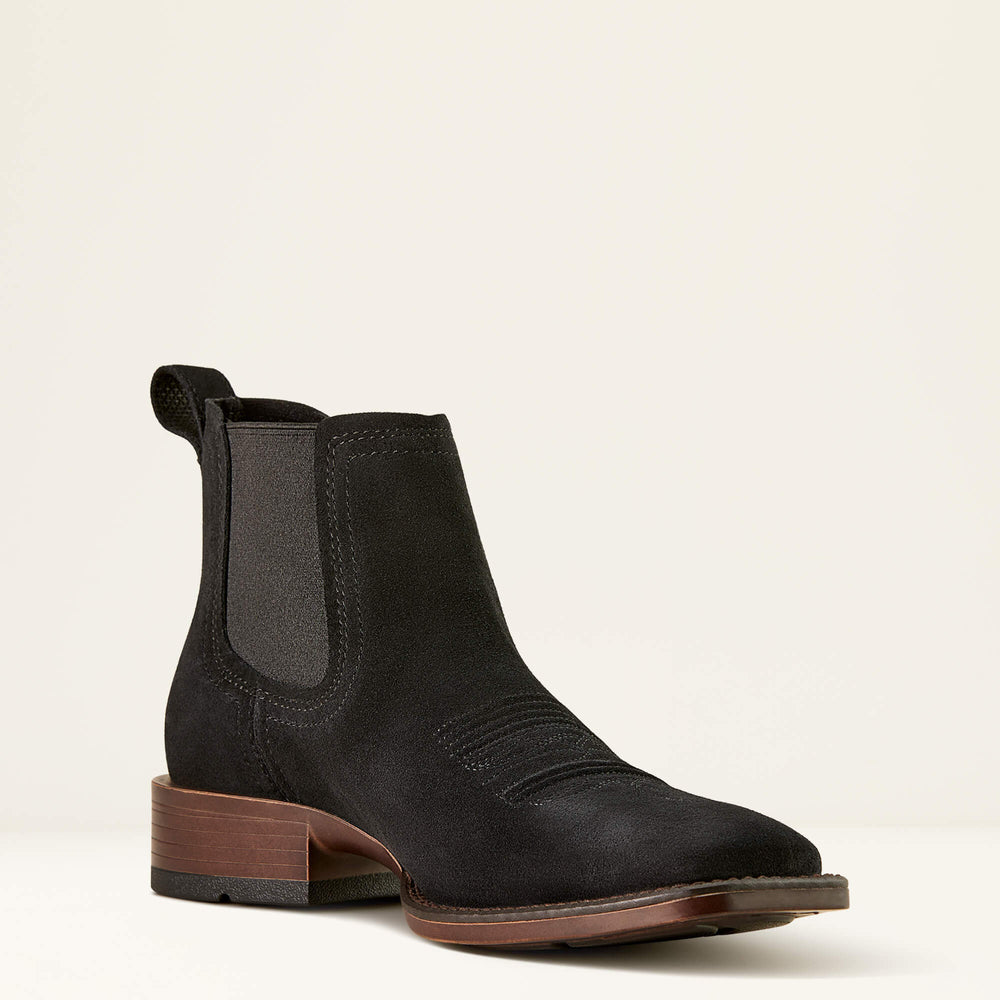 Ariat Booker Chelsea Wide Square Toe Western Boot Discount