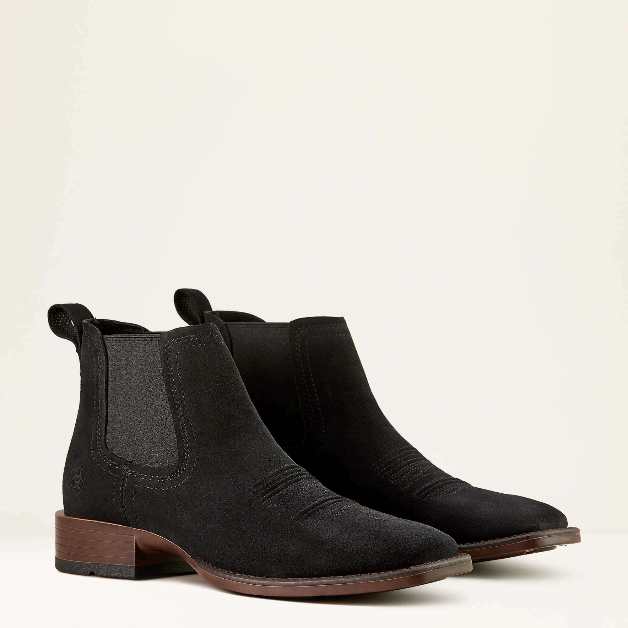 Ariat Booker Chelsea Wide Square Toe Western Boot Discount