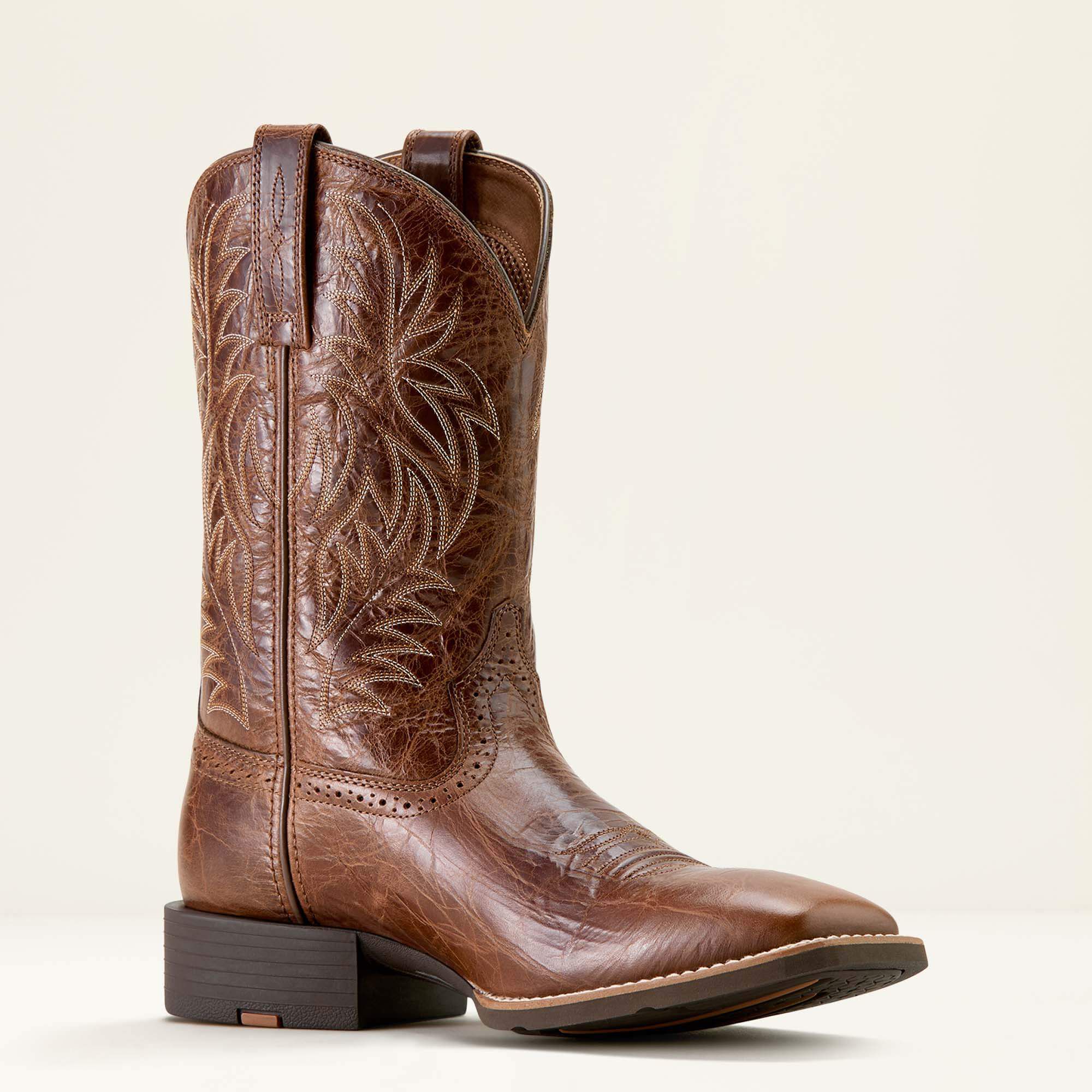 Ariat Sport Western Wide Square Toe Cowboy Boot For Sale