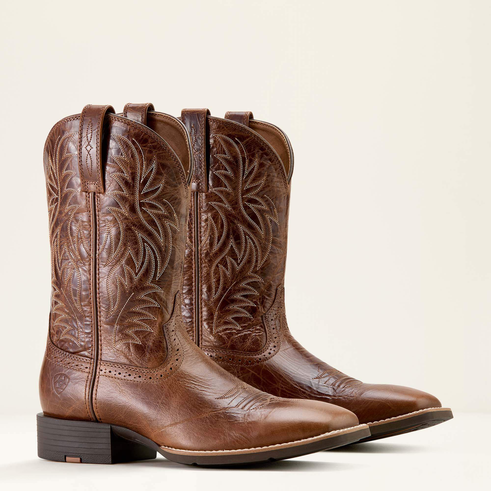 Ariat Sport Western Wide Square Toe Cowboy Boot For Sale