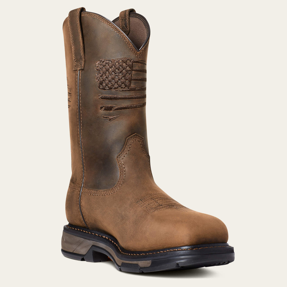 Ariat WorkHog XT Patriot Waterproof Carbon Toe Work Boot Sale