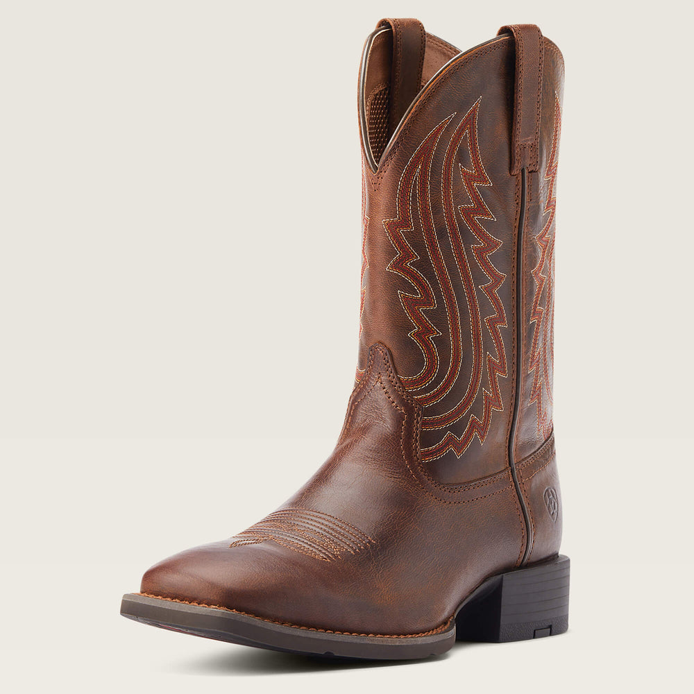 Ariat Sport Big Country Wide Square Toe Cowboy Boot For Sale